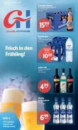 Gazetka promocyjna Getraenke Hoffmann - Prospekte - Gazetka - ważna od 18.03 do 18.03.2023 - strona 1 - produkty: alkohol, angebot, angebote, aust, bier, eis, gerolsteine, gerolsteiner, gin, Gorbatschow, merl, merlot, natur, rel, steiner, Ti, weissbier, wodka, yellow tail