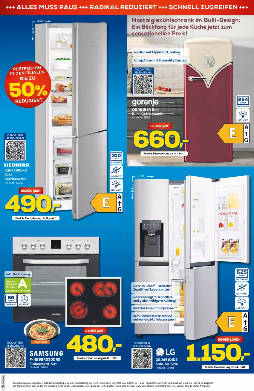 Aktueller Prospekt Berlet - Achtung!  - von 19.02 bis 25.02.2022 - strona 9 - produkty: angebot, Bad, Bank, Bau, einbauherd, einbauherd-set, eis, elle, garraum, küche, kühlschrank, lebensmittel, led-licht, LG, pizza, reifen, reis, ring, rum, Schrank, Spektrum, Ti, wasser, wassertank