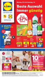 Gazetka promocyjna Lidl - Aktionsprospekt - Gazetka - ważna od 01.06 do 01.06.2024 - strona 1 - produkty: angebot, angebote, Bad, bio, coupon, ecco, eier, eis, elle, frucht, gutschein, küche, Küchen, langnese, Monsieur Cuisine, natur, preisvorteil, reis, rel, rotkäppchen, rwe, sekt, stieleis, Ti, valensina, volvic, ZTE