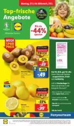 Gazetka promocyjna Lidl - Aktionsprospekt - Gazetka - ważna od 01.06 do 01.06.2024 - strona 2 - produkty: Abtei, angebot, angebote, bio, discount, eis, Elan, frucht, kiwi, Kiwi Gold, magazin, obst, Obst und Gemüse, pril, reis, Ti, und gemüse, zitrone, zitronen