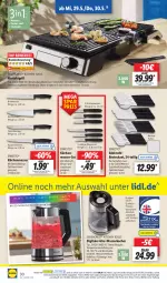 Gazetka promocyjna Lidl - Aktionsprospekt - Gazetka - ważna od 01.06 do 01.06.2024 - strona 36 - produkty: angebot, auto, besteck, besteckset, brot, dell, edelstahl, eis, elle, ernesto, fleisch, gabel, gin, glas-wasserkocher, grill, grillplatte, ilag, kaffee, Kocher, kontaktgrill, küche, Küchen, latte, Löffel, messer, Messerset, Mode, ndk, reis, Schal, Schale, silvercrest, spülmaschinen, thermostat, Ti, tisch, tischgrill, usb, wasser, wasserkocher, ZTE