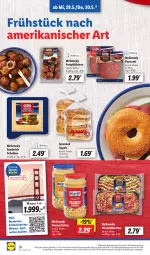 Gazetka promocyjna Lidl - Aktionsprospekt - Gazetka - ważna od 01.06 do 01.06.2024 - strona 44 - produkty: Astra, Bagel, buch, butter, eis, kuchen, mcennedy, pastrami, peanut butter, preisvorteil, reis, reiseveranstalter, sandwich, Streuselkuchen, Ti, Weste