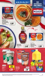 Gazetka promocyjna Lidl - Aktionsprospekt - Gazetka - ważna od 01.06 do 01.06.2024 - strona 45 - produkty: angebot, brownie, coupon, eier, eis, frucht, kaffee, mcennedy, milch, orange, orangen, orangensaft, reis, saft, schoko, schokolade, schokoladen, shake, sirup, starbucks, Ti, ZTE