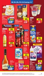 Gazetka promocyjna Lidl - Aktionsprospekt - Gazetka - ważna od 01.06 do 01.06.2024 - strona 53 - produkty: angebot, Cap, cappuccino, chantré, cin, coppenrath, coupon, eier, eis, eistee, elle, froop, krüger, lenor, lenor waschmittel, mars, Müller, müller froop, oxi action, pampers, pepsi, pfanne, Pfanner, preisvorteil, rapsöl, reis, Ria, Schwip Schwap, snickers, tee, teller, Ti, twix, vanish, vanish oxi action, vita, waschmittel, wein, weinbrand, ZTE