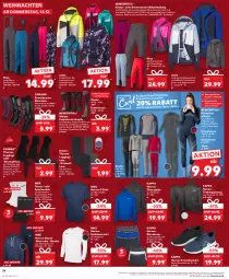 Gazetka promocyjna Kaufland - Prospekt - Gazetka - ważna od 20.12 do 20.12.2023 - strona 20 - produkty: angebot, angebote, Anzug, Bau, baumwolle, beko, bett, eis, Fleecejacke, Freizeitschuhe, funktionsshirt, gin, hemd, herren-t-shirt, hose, hosen, Jacke, kappa, Kinder, kleid, Kleidung, leggings, Nike, Ria, Rippen, rum, schuhe, shirt, socken, Sport, sportsocken, strümpfe, Strumpfhose, T-Shirt, Tasche, taschen, Thermoleggings, Ti, trainingsanzug, Unterhemd, wasser, weihnachten, wolle, ZTE