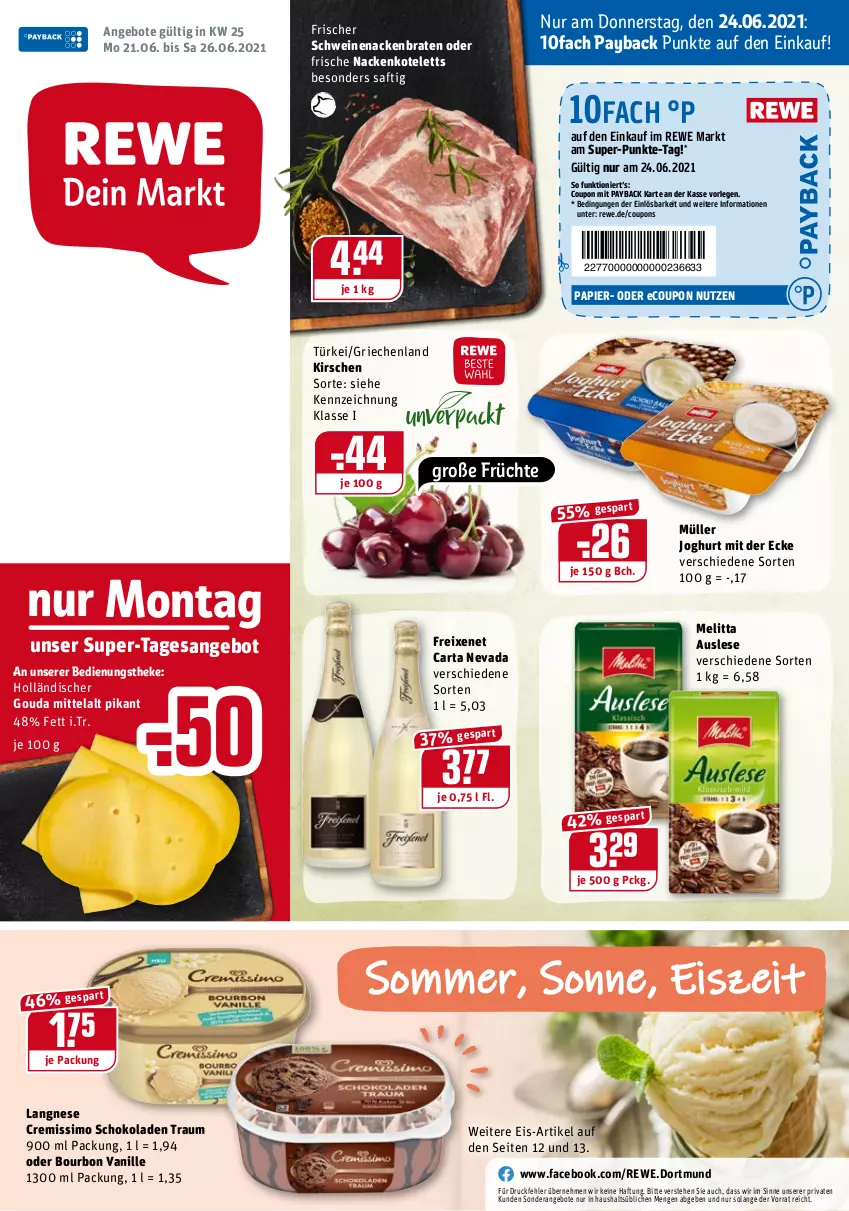 Aktueller Prospekt Rewe - Diese Woche im Angebot! - von 21.06 bis 26.06.2021 - strona 1