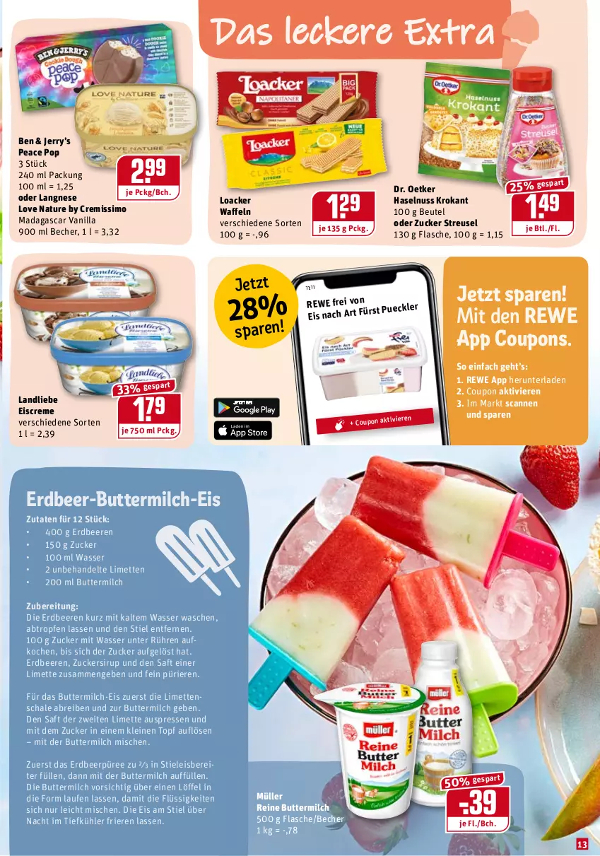 Aktueller Prospekt Rewe - Diese Woche im Angebot! - von 21.06 bis 26.06.2021 - strona 13