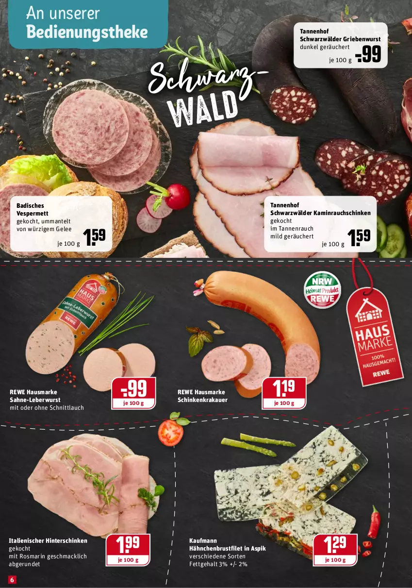 Aktueller Prospekt Rewe - Diese Woche im Angebot! - von 21.06 bis 26.06.2021 - strona 6