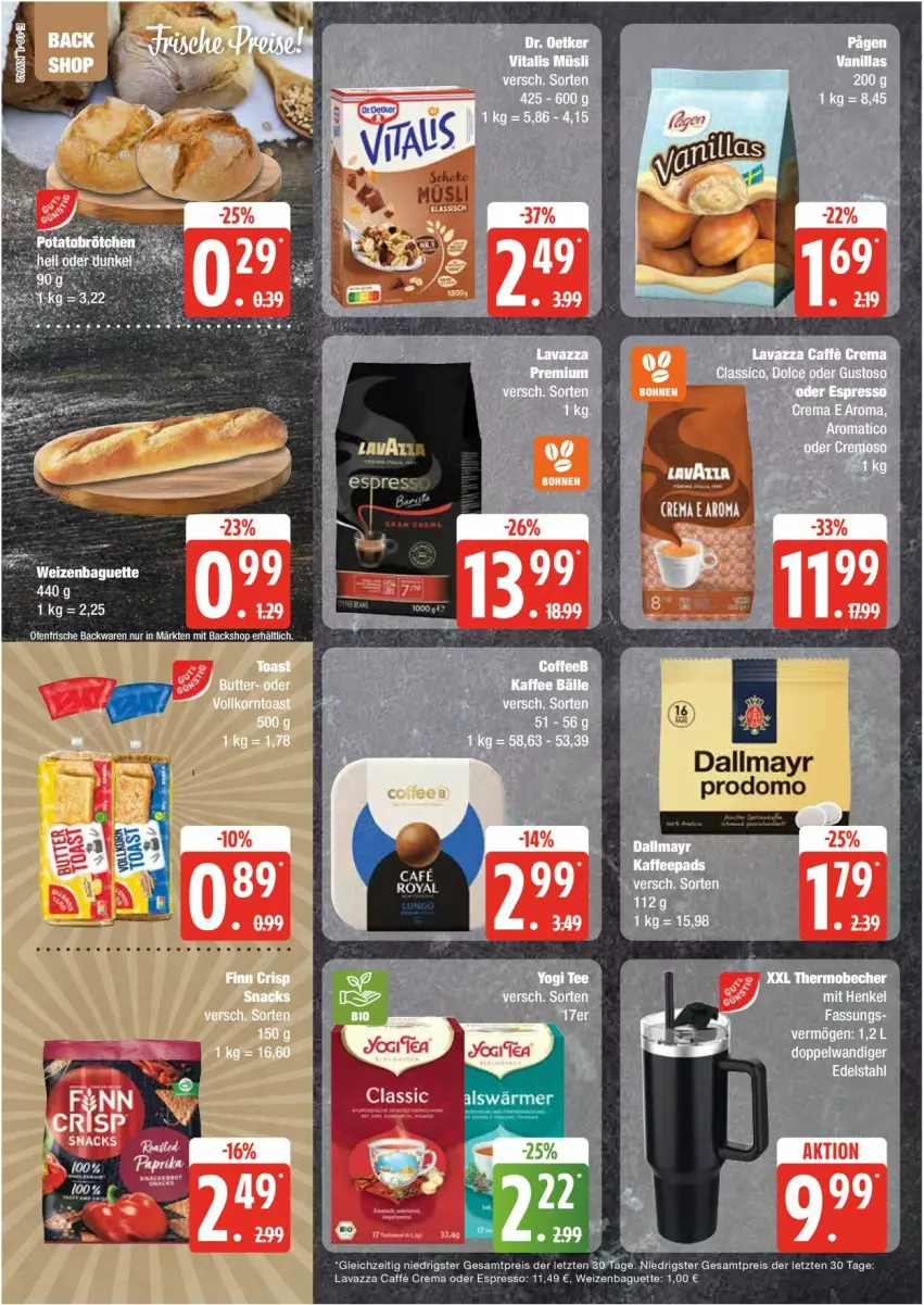 Aktueller Prospekt Edeka - Prospekte - von 14.10 bis 19.10.2024 - strona 16 - produkty: dallmayr, dallmayr prodomo, eis, prodomo, reis, Ti, ZTE