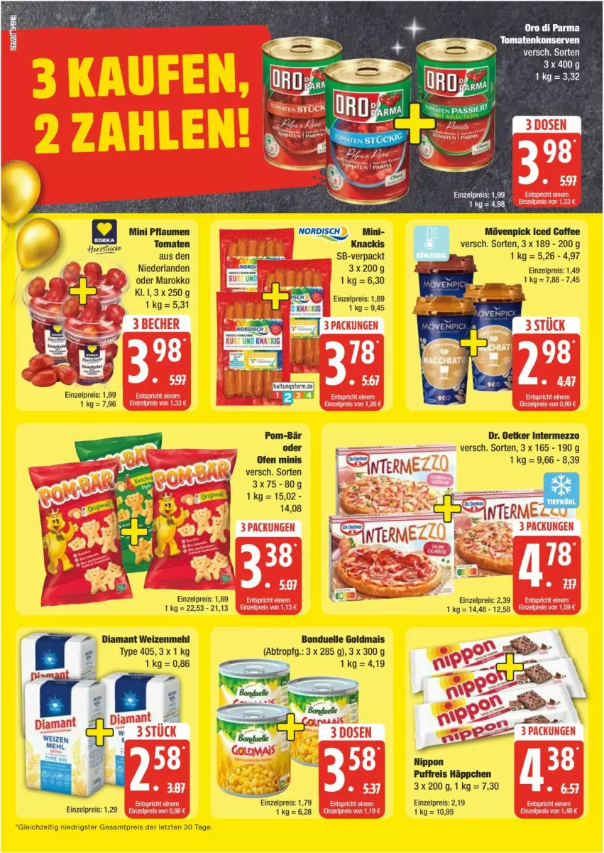 Aktueller Prospekt Edeka - Prospekte - von 14.10 bis 19.10.2024 - strona 2 - produkty: eis, mövenpick, reis, Ti, type 405, ZTE