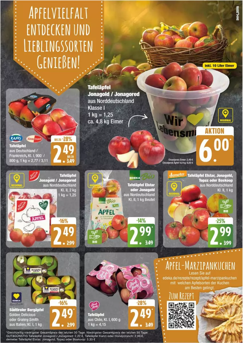 Aktueller Prospekt Edeka - Prospekte - von 14.10 bis 19.10.2024 - strona 5 - produkty: apfel, deka, kuchen, marzipan, rezept, rezepte, Ti