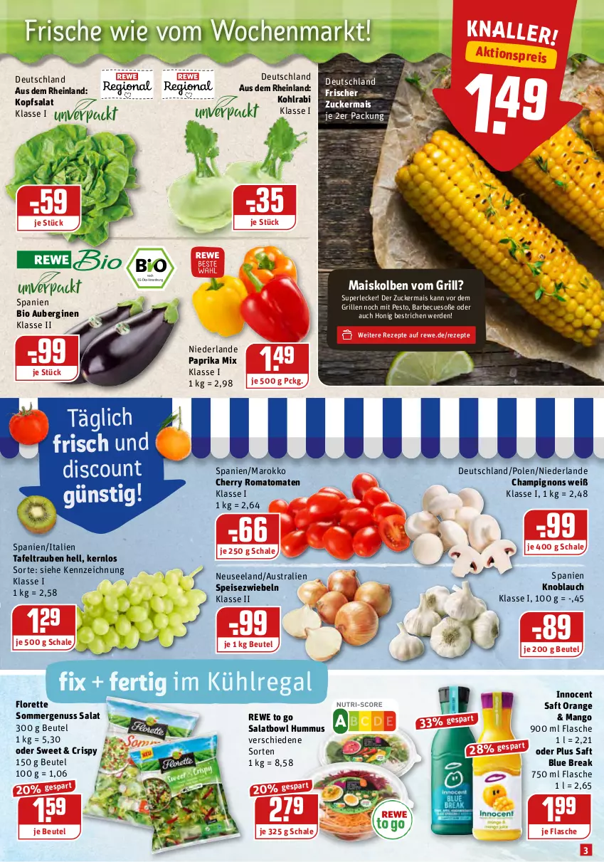 Aktueller Prospekt Rewe - REWE Ihr Kaufpark - von 26.07 bis 31.07.2021 - strona 3