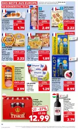 Gazetka promocyjna Kaufland - Prospekt - Gazetka - ważna od 31.01 do 31.01.2024 - strona 12 - produkty: albray, angebot, apfel, auer, Balaton, brötchen, chardonnay, elsässer art, escal, fisch, flammkuchen, früchte, früchten, gin, grand sud, gulasch, himbeer, in olivenöl, jagdwurst, Käse, kirsch, kirsche, kirschen, knoblauch, konfitüre, krakauer, kuchen, lamm, merl, merlot, mit knoblauch, olive, oliven, olivenöl, pils, qualitätswein, rotwein, saint albray, Sardinen, schnittkäse, schoko, schokolade, schokoladen, Speck, Spezi, tante fanny, Ti, tyskie, wein, Weißwein, Wild, wurst, ZTE, zwiebel