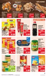 Gazetka promocyjna Kaufland - Prospekt - Gazetka - ważna od 31.01 do 31.01.2024 - strona 23 - produkty: angebot, angebote, apfel, auer, baguette, bamboo, Bau, Bauer, beutel, bio, bioland, braten, Bratheringe, braun, brot, brötchen, butter, creme, Croissant, Dr. Oetker, eier, eiernudeln, fertiggericht, filet, geback, gewürz, Gewürzgurke, gewürzgurken, gurke, gurken, hengstenberg, hering, kikkoman, kokos, kokosmilch, mandel, mehl, milch, natur, Nougatcreme, nudel, nudeln, nuss, Ofen, paprika, Paprikacreme, pudding, ring, rum, saft, sahne, sauce, soja, sojasauce, steinofen, Ti, vanille, weizenmischbrot