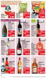 Gazetka promocyjna Kaufland - Prospekt - Gazetka - ważna od 31.01 do 31.01.2024 - strona 24 - produkty: alkohol, angebot, aperitif, asbach uralt, asti, beere, beeren, Berger, bio, brut, burgunder, chardonnay, cocktail, cola, corona, dornfelder, ecco, frucht, himbeer, Kinder, kirsch, kirsche, kirschen, likör, limo, mac, mais, merl, merlot, mezzacorona, Müller, nordbrand, olaz, orange, orangen, osborne, pasta, Pinot, pinot grigio, pistazien, prosecco, qualitätswein, qualitätsweine, rotwein, Rubin, sahne, salz, silvaner, snack, snacks, spätburgunder, spirituosen, süsswaren, tempranillo, Ti, trolli, trollinger, wein, weinbrand, weine, Weißwein, zonin, ZTE