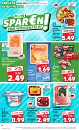 Gazetka promocyjna Kaufland - Prospekt - Gazetka - ważna od 31.01 do 31.01.2024 - strona 34 - produkty: angebot, babybel, Becher, bonbel, braten, butter, butterkäse, eis, emmentaler, frischkäse, gervais, gin, gulasch, hähnchenbrust, halbfester schnittkäse, Holz, kabanos, Käse, kochschinken, Körniger Frischkäse, mit paprika, paprika, purland, pute, salami, salz, schinken, schnitten, schnittkäse, schwarzwälder schinken, schwein, snack, Ti, wein, ZTE, zwiebel, zwiebeln