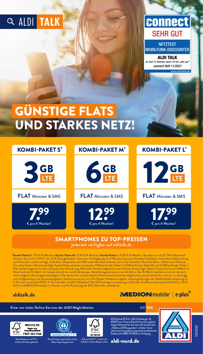 Aktueller Prospekt Aldi Nord - Multimedia - von 31.03 bis 30.04.2022 - strona 8 - produkty: aldi, aldi talk, auto, Bau, buch, drucker, eis, Engel, Germ, gin, hardware, kerze, LG, magazin, medion, papier, Rauch, reis, ring, rwe, smartphone, smartphones, spee, telefon, Ti, top-preis, usb