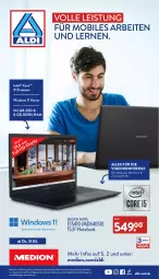 Gazetka promocyjna Aldi Nord - Multimedia - Gazetka - ważna od 30.04 do 30.04.2022 - strona 1 - produkty: aldi, deo, eis, gin, Intel, lautsprecher, medion, Medion Akoya, notebook, ssd, Ti, ZTE