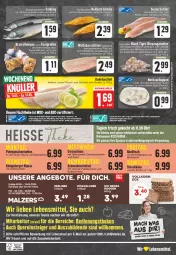 Gazetka promocyjna Edeka - Angebote der Woche - Gazetka - ważna od 13.05 do 13.05.2023 - strona 24 - produkty: aktionspreis, berliner, bio, braten, deka, eier, eis, elle, ente, essig, filet, fisch, fische, Fischer, fleisch, garnelen, grill, gurke, hering, Herings, Heringshappen, joghur, joghurt, kabeljaufilet, knoblauch, lachs, lachsfilet, lack, lebensmittel, LG, malz, mikrowelle, Nordsee, nuss, papier, Rauch, reis, riesengarnelen, ring, saft, Saibling, sauce, Schere, seelachsfilet, telefon, Ti, uhr, Wels, Wild, ZTE