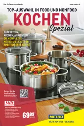 Gazetka promocyjna Metro - Kochen Spezial - Gazetka - ważna od 09.02 do 09.02.2022 - strona 1 - produkty: Anrichte, Brei, decke, Deckel, edelstahl, herdarten, Metro, pasta, rezept, Spezi, spülmaschinen, Ti, topf, topf-set
