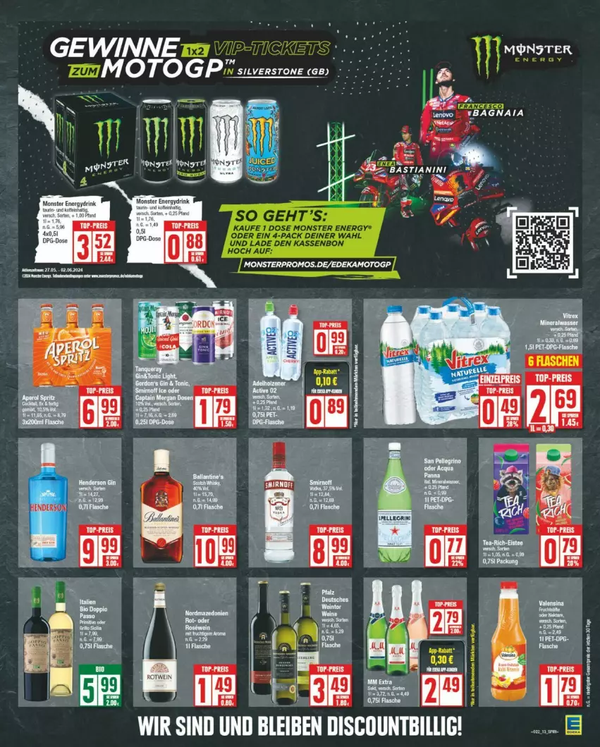 Aktueller Prospekt Edeka - Prospekte - von 27.05 bis 01.06.2024 - strona 13 - produkty: monster, Monster Energy