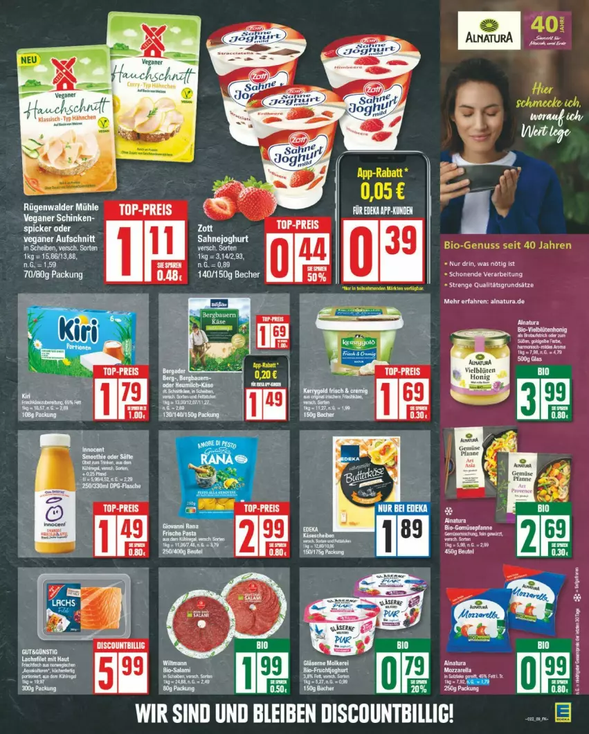 Aktueller Prospekt Edeka - Prospekte - von 27.05 bis 01.06.2024 - strona 9 - produkty: aufschnitt, Becher, boss, eis, elle, erde, joghur, joghurt, natur, natura, nuss, reis, rel, sahne, Sahnejoghurt, Ti, top-preis