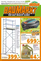 Gazetka promocyjna  - Prospekt für Globus Baumarkt  Achern - Gazetka - ważna od 16.07 do 16.07.2022 - strona 1 - produkty: asti, ball, Bank, Bau, Brei, eis, mähroboter, reis, rwe, Stier, Ti, ZTE