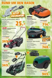 Gazetka promocyjna  - Prospekt für Globus Baumarkt  Achern - Gazetka - ważna od 16.07 do 16.07.2022 - strona 3 - produkty: akku, Bank, Brei, eis, Grasschere, korb, ladegerät, mähroboter, messer, rasen, rasenmäher, Rauch, reis, Ria, sac, Schere, Strauchschere, Ti, ZTE