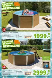Gazetka promocyjna - Prospekt für Globus Baumarkt Achern - Gazetka - ważna od 16.07 do 16.07.2022 - strona 6 - produkty: abdeckplane, Bank, edelstahl, eis, Holz, massivholz, pool, reis, Ria, sandfilteranlage, Ti, wasser, ZTE