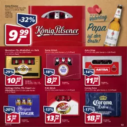 Gazetka promocyjna Real - Gazetka - ważna od 28.05 do 28.05.2022 - strona 13 - produkty: alkohol, Astra, corona, corona extra, eis, elle, Früh Kölsch, könig pilsener, oettinger, pils, pilsener, reis, steiner, Ti, urtyp, warsteiner