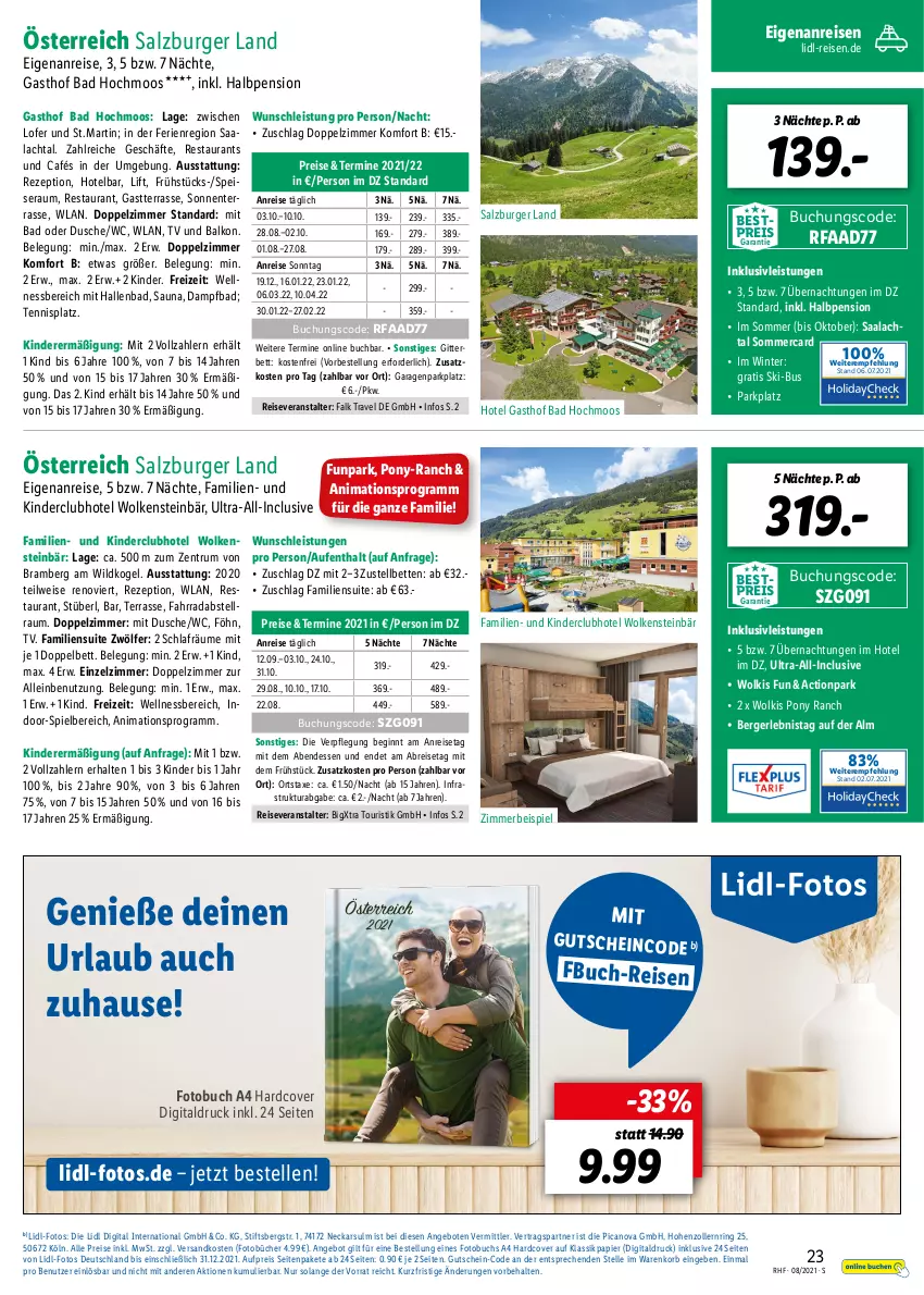 Aktueller Prospekt Lidl - Monatliche Reise-Highlights - von 28.07 bis 30.09.2021 - strona 23