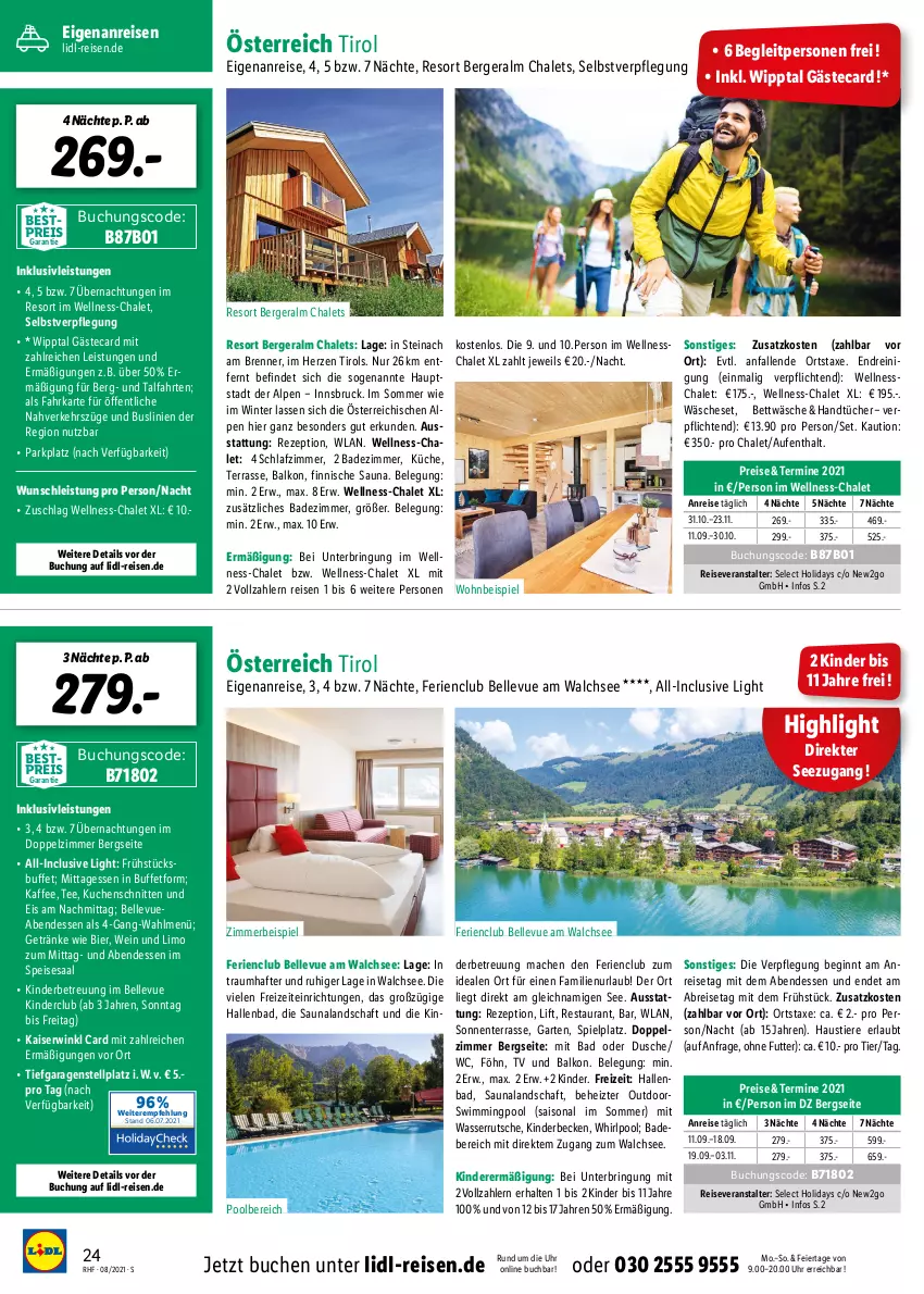 Aktueller Prospekt Lidl - Monatliche Reise-Highlights - von 28.07 bis 30.09.2021 - strona 24