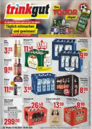 Gazetka promocyjna Trinkgut - Prospekte - Gazetka - ważna od 08.06 do 08.06.2024 - strona 1 - produkty: Alwa, aust, Bau, bitburger, bitburger pils, bree, burger, gin, Molinari, pils, ring, rösle, rum, shirt, sim, steiner, tee, Ti, wasser, wein, weine