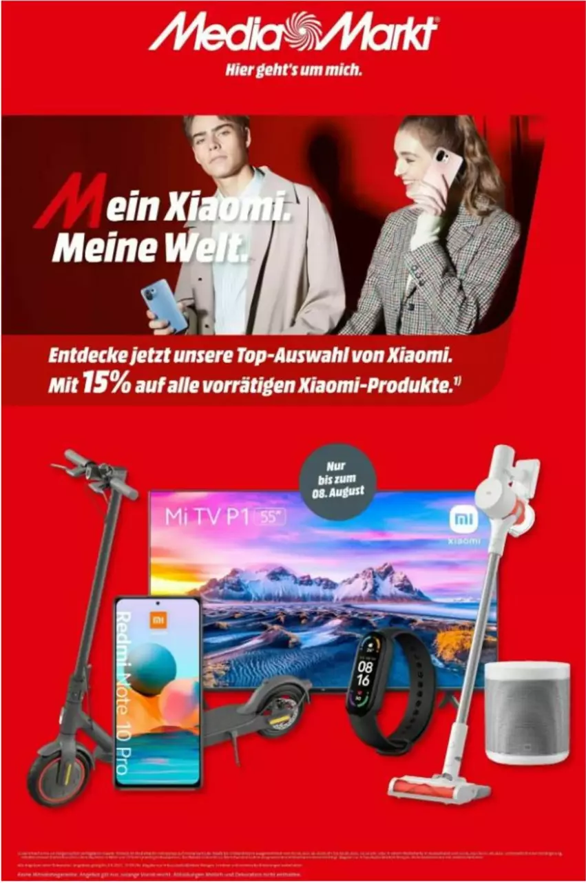 Aktueller Prospekt Media Markt - Prospekte - von 02.08 bis 08.08.2021 - strona 1