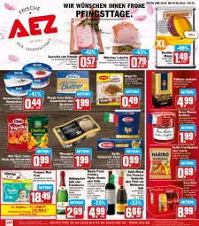 Gazetka promocyjna Aez - Prospekte - Gazetka - ważna od 04.06 do 04.06.2022 - strona 1 - produkty: AEZ, alkohol, auer, barilla, Bau, Bauer, Becher, beutel, bonne maman, butter, chio chips, chips, cola, coupon, dallmayr, dallmayr prodomo, doppio passo, ecco, eis, elle, flasche, frucht, fruchtgummi, fruchtsecco, fürst von metternich, grill, grillo, haribo, italienische pasta, joghur, joghurt, konfitüre, Lakritz, leberkäs, maggi, maggi fix, mam, mango, meggle, Mett, metternich, mövenpick, mövenpick eis, nuss, oder lakritz, pampers, passo, pasta, primitivo, prodomo, prosecco, puma, rahmjoghurt, reis, rel, rind, rosato, rotkäppchen, schwein, sekt, spareribs, spumante, Streichzart, teller, Ti, Tiere, trolli, valdo, weihenstephan, wein, ZTE