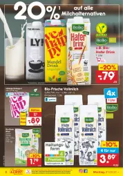 Gazetka promocyjna Netto Marken-Discount - Filial-Angebote - Gazetka - ważna od 26.03 do 26.03.2022 - strona 8 - produkty: basis müsli, bio, drink, eis, hafer, kokos, milch, müsli, ndk, reis, Ti, versandkostenfrei, vollmilch