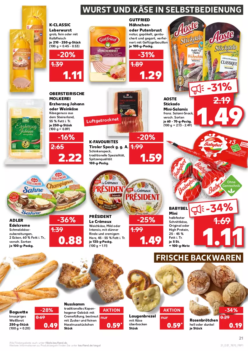 Aktueller Prospekt Kaufland - von 16.09 bis 22.09.2021 - strona 21