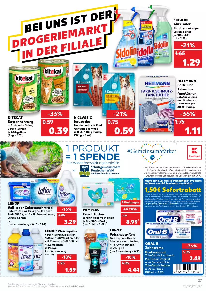 Aktueller Prospekt Kaufland - von 16.09 bis 22.09.2021 - strona 27