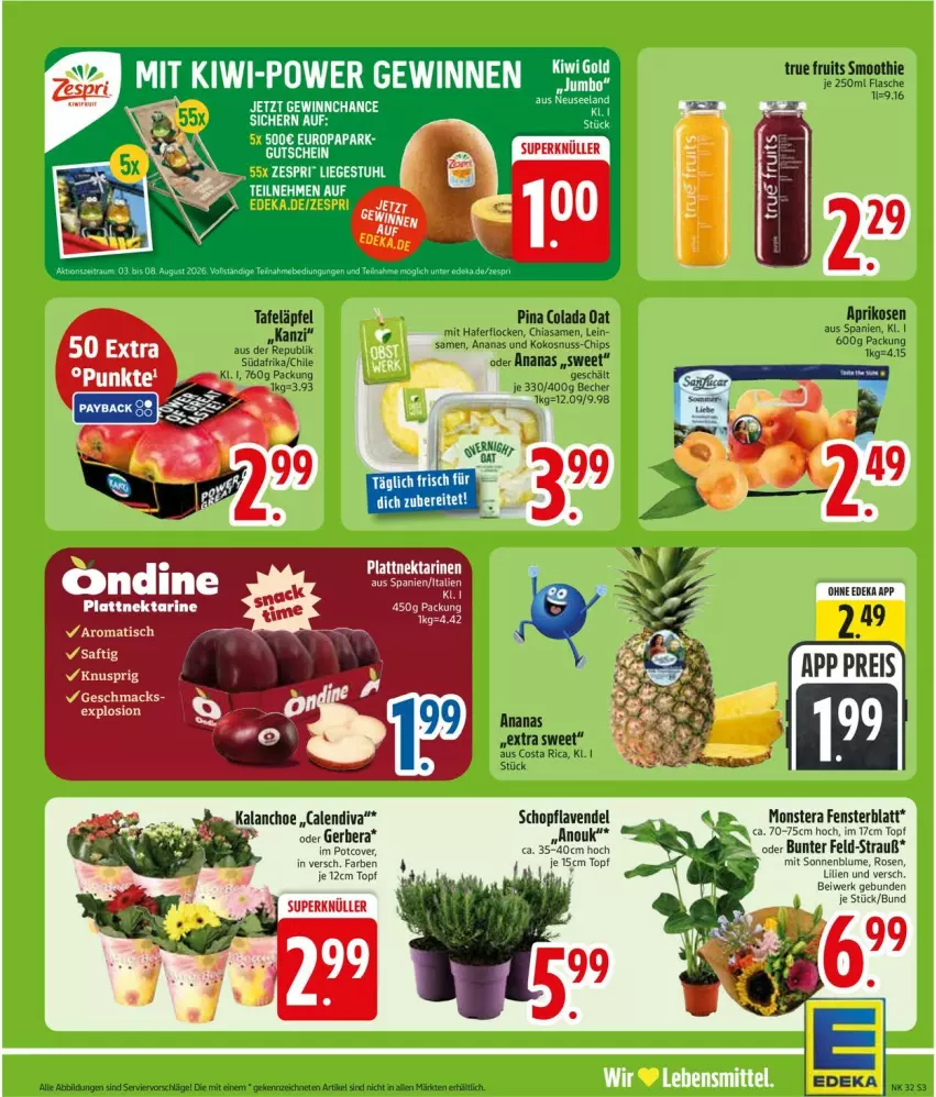 Aktueller Prospekt Edeka - Prospekte - von 03.08 bis 08.08.2026 - strona 5 - produkty: ananas, Elan, Ti