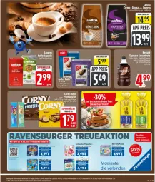 Gazetka promocyjna Edeka - Prospekte - Gazetka - ważna od 08.08 do 08.08.2026 - strona 11 - produkty: ball, beutel, bohne, bohnen, burger, caramel, corny, deka, eis, espresso, flasche, kaffee, Kartenspiel, lavazza, müsli, nescafe, ravensburger, reis, rel, riegel, tee, Ti, ZTE