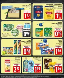 Gazetka promocyjna Edeka - Prospekte - Gazetka - ważna od 08.08 do 08.08.2026 - strona 27 - produkty: ACC, baguette, barilla, Becher, Bergkäse, beutel, bonduelle, bonduelle goldmais, bresso, deka, elle, emmentaler, flasche, Focaccia, frischkäse, früchte, Goldmais, hartkäse, hartweizen, hülsenfrüchte, Käse, knoppers, korn, LG, mais, pasta, riegel, senf, Spezi, Ti, vernel, weichspüler