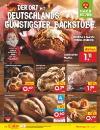 Gazetka promocyjna Netto Marken-Discount - Filial-Angebote - Gazetka - ważna od 03.12 do 03.12.2022 - strona 18 - produkty: angebot, backofen, ball, bestpreis, brot, brötchen, eis, Fußball, geback, hot dog, kuchen, Lebkuchen, Meister, Muffin, ndk, Ofen, reis, salz, stube, Ti, weihnachten, weizenmischbrot, würstchen