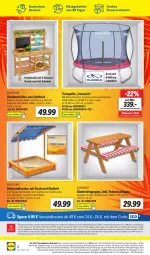 Gazetka promocyjna Lidl - Wochen-Highlights im Onlineshop - Gazetka - ważna od 26.06 do 26.06.2022 - strona 12 - produkty: angebot, angebote, asti, auer, Behälter, eis, Eistüten, elle, erde, fanta, Garten, gutschein, gutscheine, Holz, Kinder, Kindersitz, korb, Kreide, küche, ndk, reis, Sandkasten, Spiele, tablet, tablett, Ti, Trampolin, Tüte, ZTE