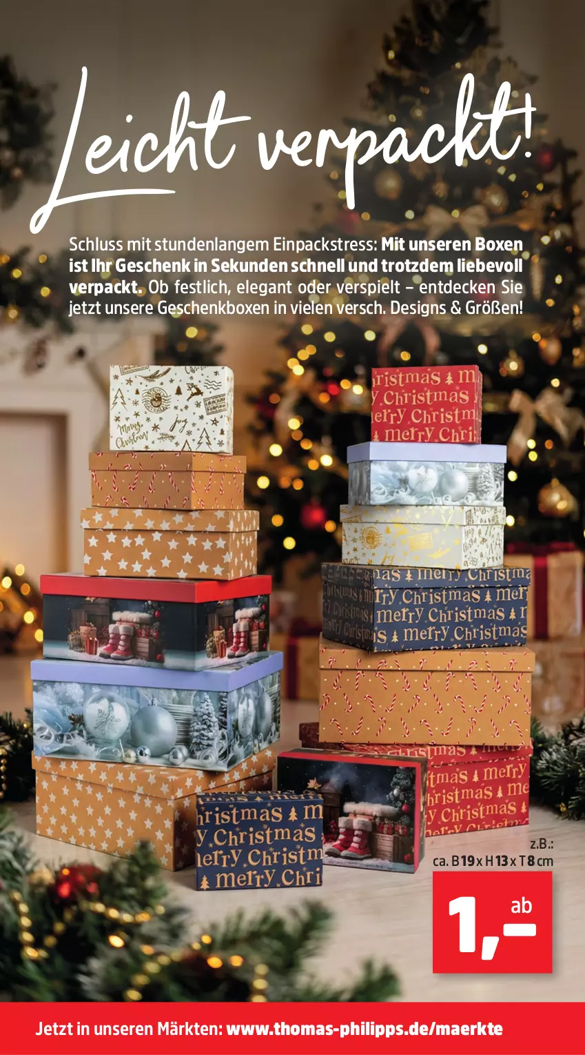 Aktueller Prospekt Thomas Philipps - von 08.12 bis 13.12.2025 - strona 3 - produkty: decke, Geschenkbox