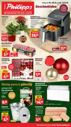 Gazetka promocyjna Thomas Philipps - Gazetka - ważna od 13.12 do 13.12.2025 - strona 1 - produkty: Anhänger, auer, batterie, batterien, Bau, Baumschmuck, briketts, decke, Deckel, eimer, fritteuse, gourmetmaxx, grill, Heißluftfritteuse, henkel, Holz, Holzbriketts, Kalanchoe, Kamin, Kette, Kugel, lamm, LG, Ofen, papier, Schmuck, shake, Signal, thermostat, Ti, topf, übertopf, wolle