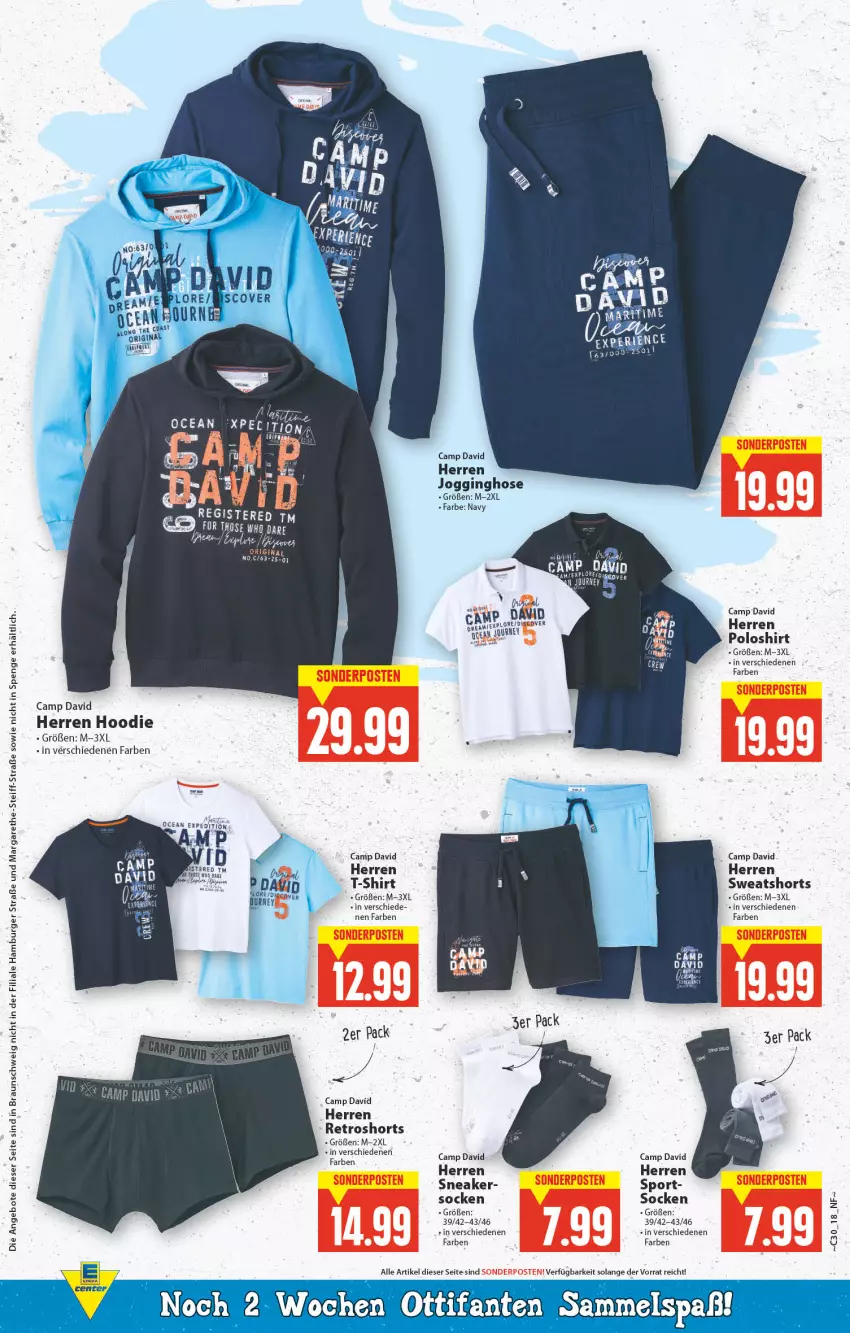 Aktueller Prospekt E Center - Angebote der Woche - von 25.07 bis 30.07.2022 - strona 18 - produkty: angebot, angebote, braun, burger, gin, hamburger, herren poloshirt, hose, Jogginghose, poloshirt, retroshorts, shirt, shorts, sneaker, socken, sonderposten, Sport, sweatshorts, T-Shirt, Ti