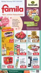 Gazetka promocyjna Famila - Prospekte - Gazetka - ważna od 07.05 do 07.05.2022 - strona 1 - produkty: angebot, angebote, aust, Becher, bio, bruno gelato, coca-cola, cola, eis, elle, ente, flasche, joghur, joghurt, joghurt mit der ecke, kartoffel, kartoffeln, lebensmittel, lillet, Müller, pet-flasche, pringles, reis, rind, rinder, Rinderroulade, rinderrouladen, ring, rouladen, sac, Soda, Sprudel, teller, Ti, wasser, wassersprudler