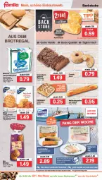 Gazetka promocyjna Famila - Prospekte - Gazetka - ważna od 07.05 do 07.05.2022 - strona 12 - produkty: backwaren, baguette, baguettes, brot, brötchen, eis, Faktu, filet, Käse, kräuter, Kürbis, lachs, marinade, regal, reis, Rotbarsch, rotbarschfilet, Schwarzbrot, snack, spitzenqualität, stube, Ti, uhr, wasa