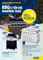 Gazetka promocyjna Metro - ONLINE-MARKTPLATZ - Gazetka - ważna od 27.04 do 27.04.2022 - strona 1 - produkty: decke, edelstahl, eis, elle, flasche, gasflaschen, gasgrill, grill, grillrost, küche, lamm, LG, Metro, Pax, reis, ring, schlauch, tarrington house, Ti