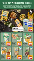 Gazetka promocyjna Rewe - Prospekte - Gazetka - ważna od 02.11 do 02.11.2024 - strona 15 - produkty: Becher, bio, decke, eier, Falafel, hafer, haselnuss, Käse, natur, nuss, obst, Obst und Gemüse, rewe beste wahl, rewe bio, Schal, Schale, schnitzel, schoko, schokolade, soja, Ti, und gemüse